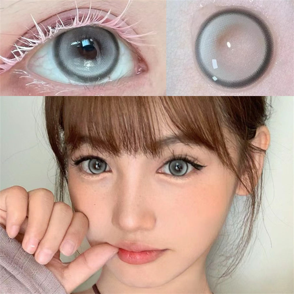 Morningcon Milk-flavored pearls Colored Contact Lenses For Eyes Half Yearly 2pcs