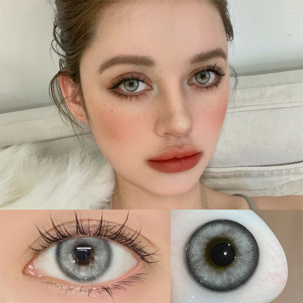 Morningcon Lost Mermaid Blue Colored Contact Lenses For Eyes Half Yearly 2pcs