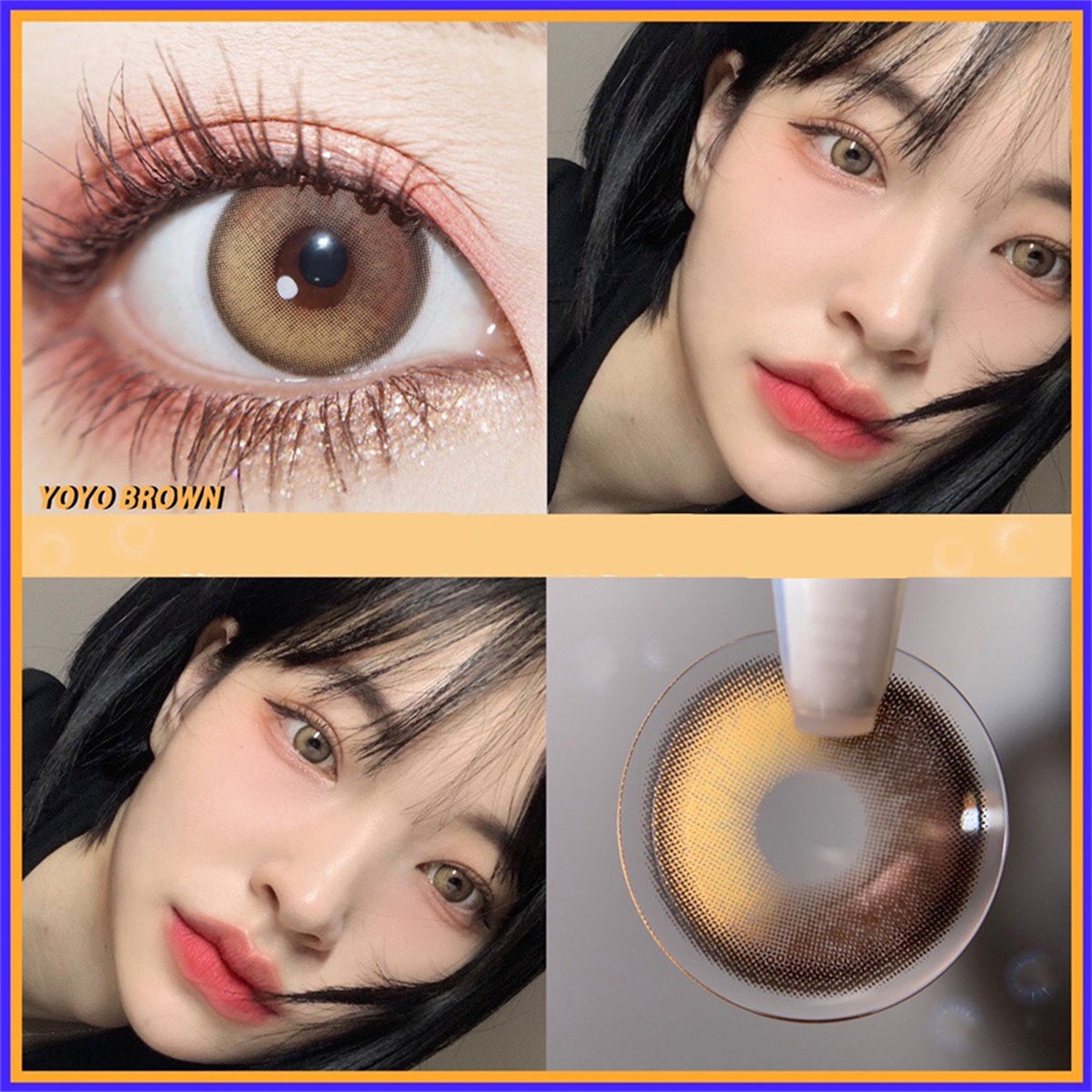 Morningcon Juniperus horizontalis Colored Contact Lenses For Eyes Half Yearly 2pcs