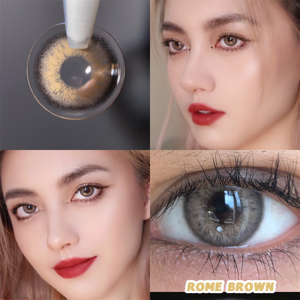 Morningcon Rome Colored Contact Lenses For Eyes Half Yearly 2pcs