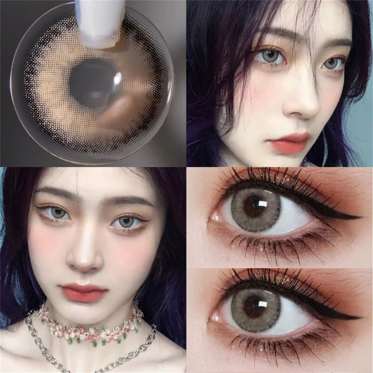Morningcon Zhili Colored Contact Lenses For Eyes Half Yearly 2pcs