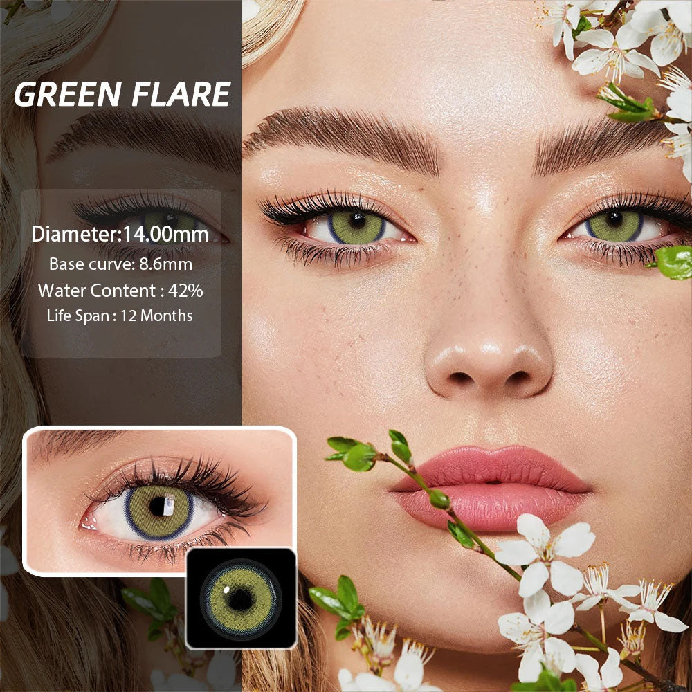 Morningcon Xiaoqing Colored Contact Lenses For Eyes Half Yearly