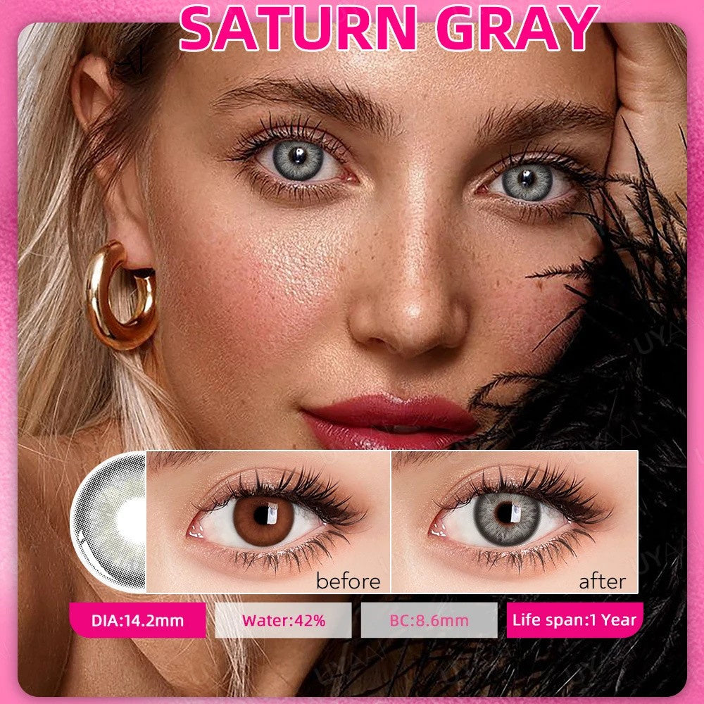 Morningcon Barbie-F25 Colored Contact Lenses For Eyes Half Yearly 2pcs