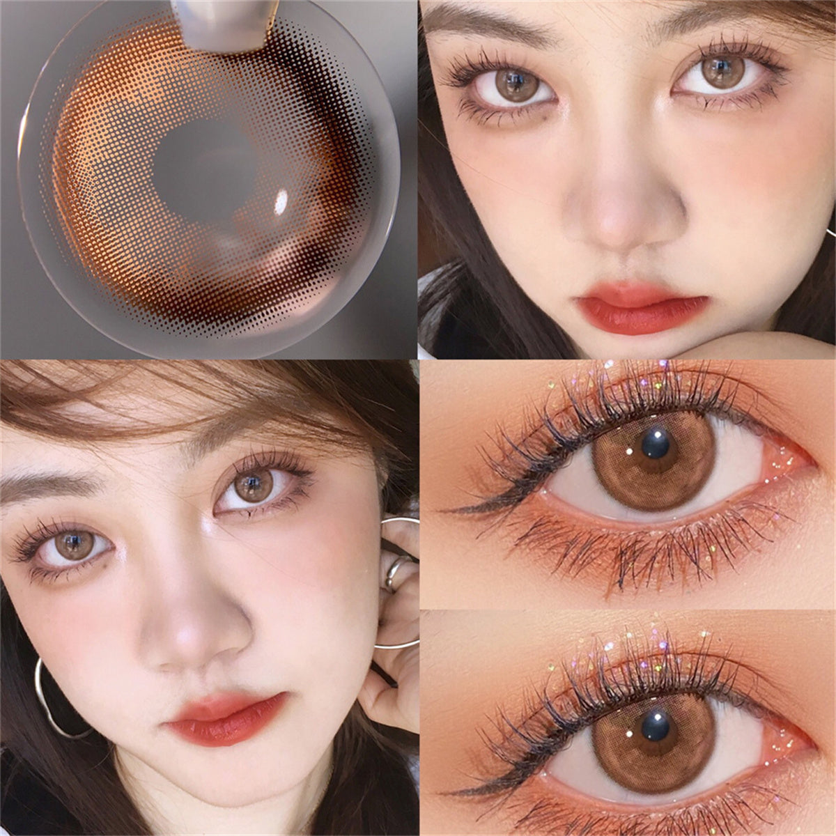 Morningcon Nanako Colored Contact Lenses For Eyes Half Yearly 2pcs