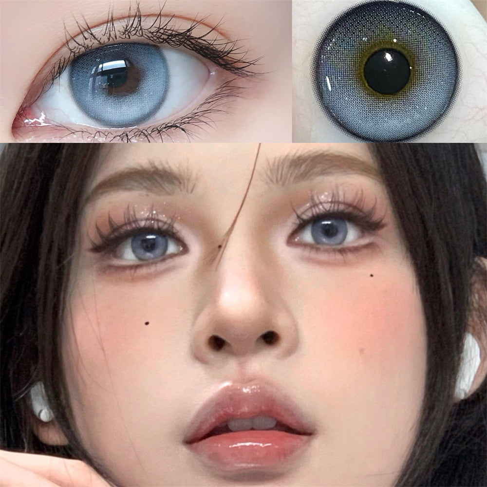 Morningcon Fog reflects light Colored Contact Lenses For Eyes Half Yearly 2pcs