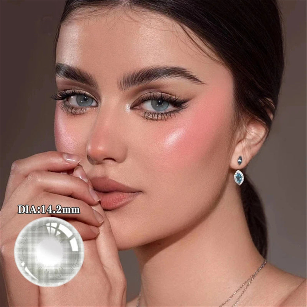 Morningcon Small blisters Colored Contact Lenses For Eyes Half Yearly 2pcs