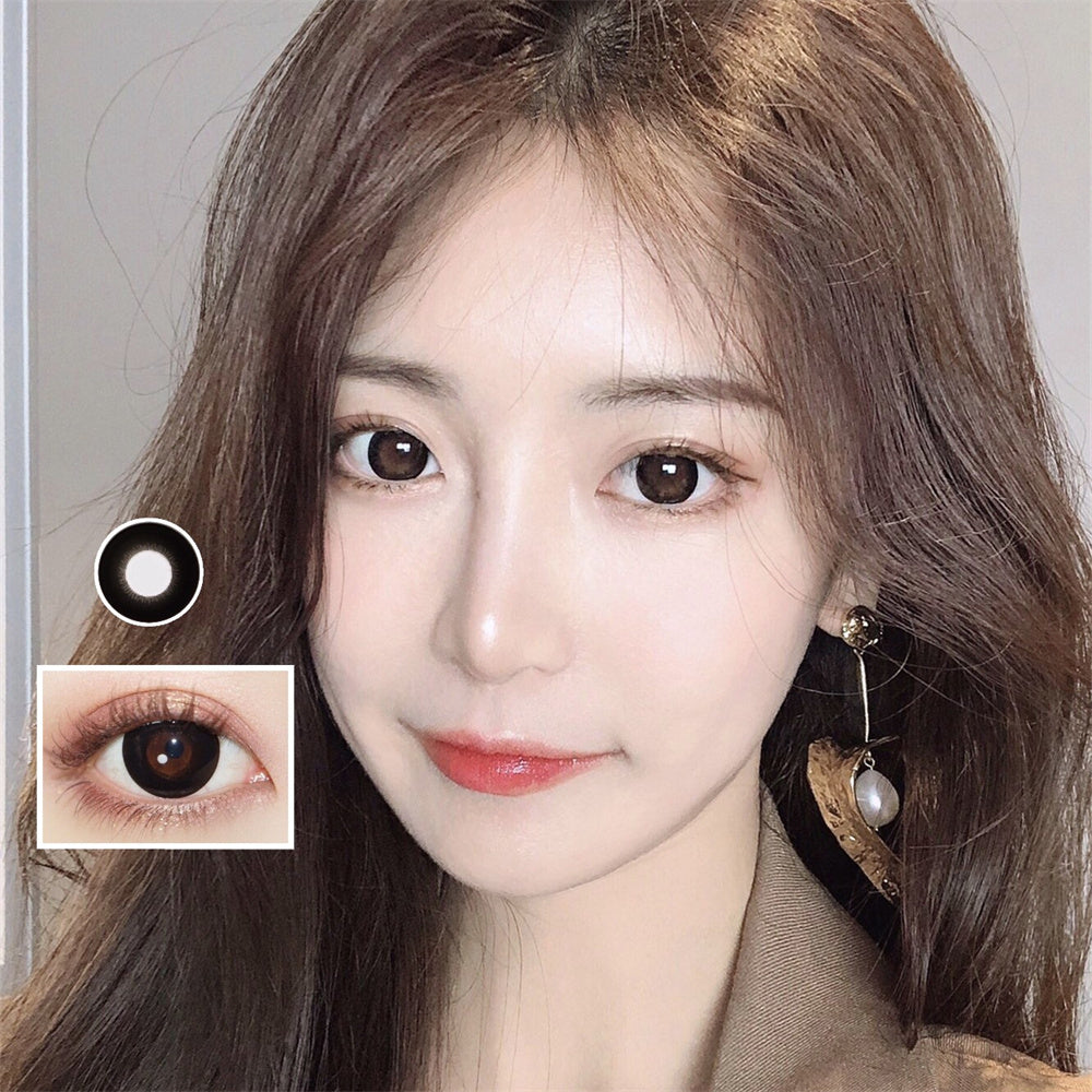Morningcon Giant rings Colored Contact Lenses For Eyes Half Yearly 2pcs