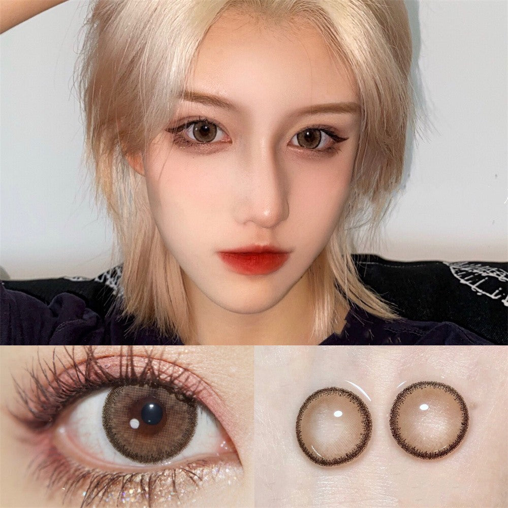 Morningcon Glutinous rice balls Colored Contact Lenses For Eyes Half Yearly 2pcs