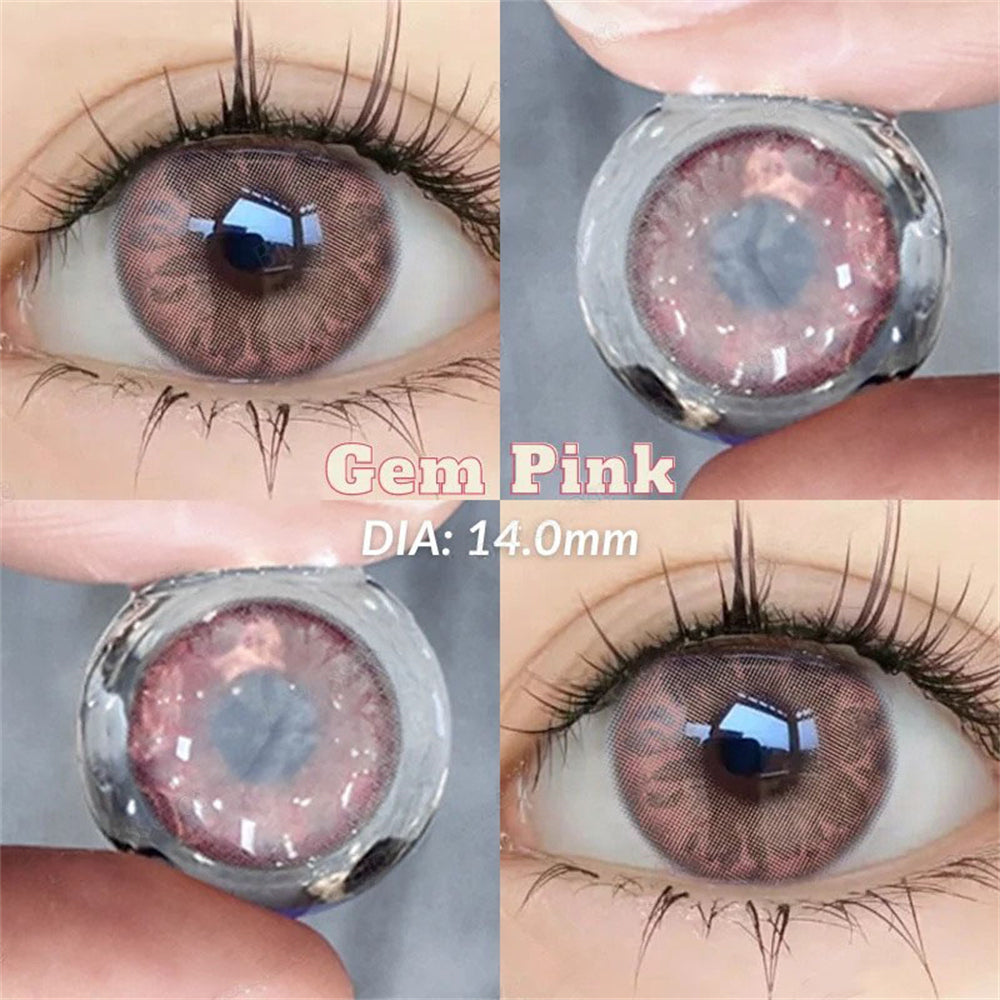 Morningcon precious stone Colored Contact Lenses For Eyes Half Yearly 2pcs