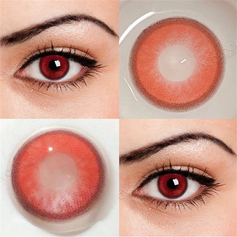 Morningcon Sick Mary Colored Contact Lenses For Eyes Half Yearly 2pcs