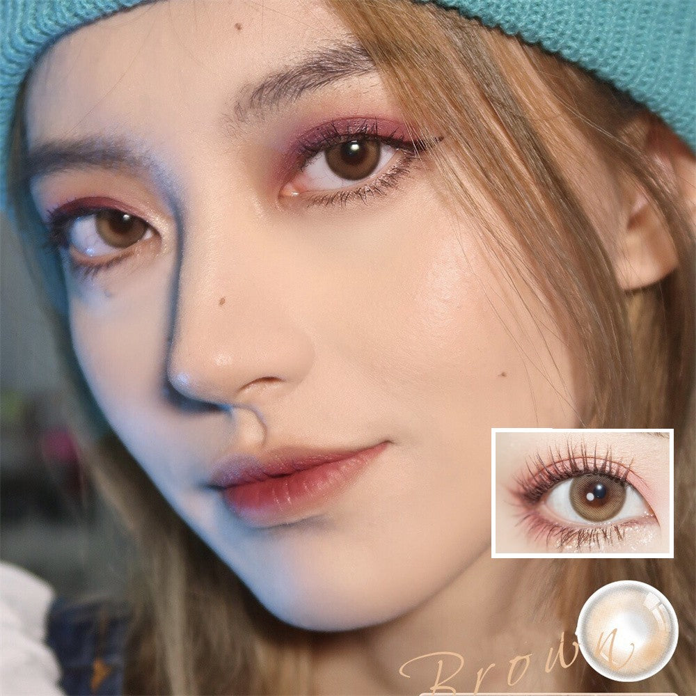 Morningcon Little light bulbs Colored Contact Lenses For Eyes Half Yearly 2pcs