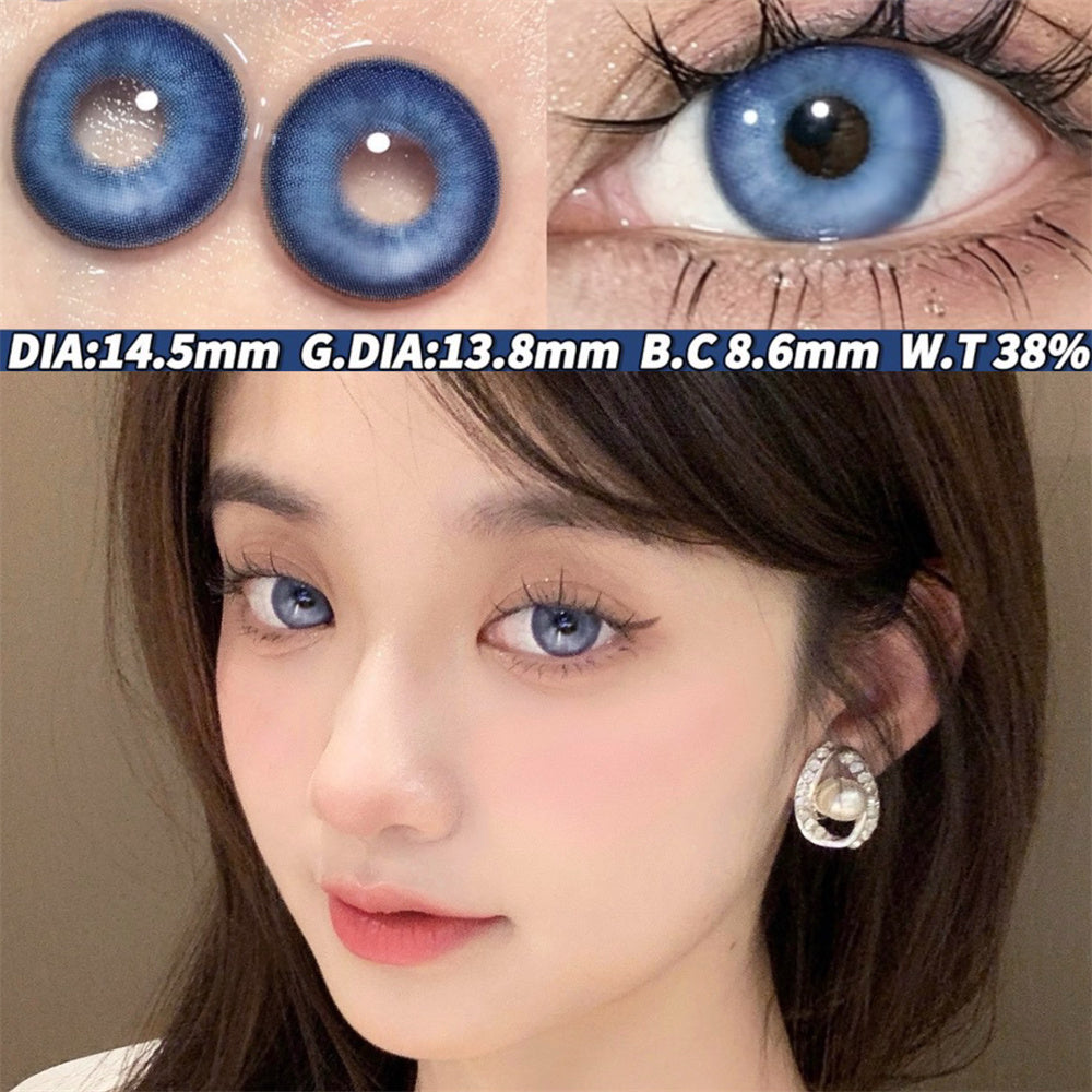 Morningcon Mysterious waters Colored Contact Lenses For Eyes Half Yearly 2pcs