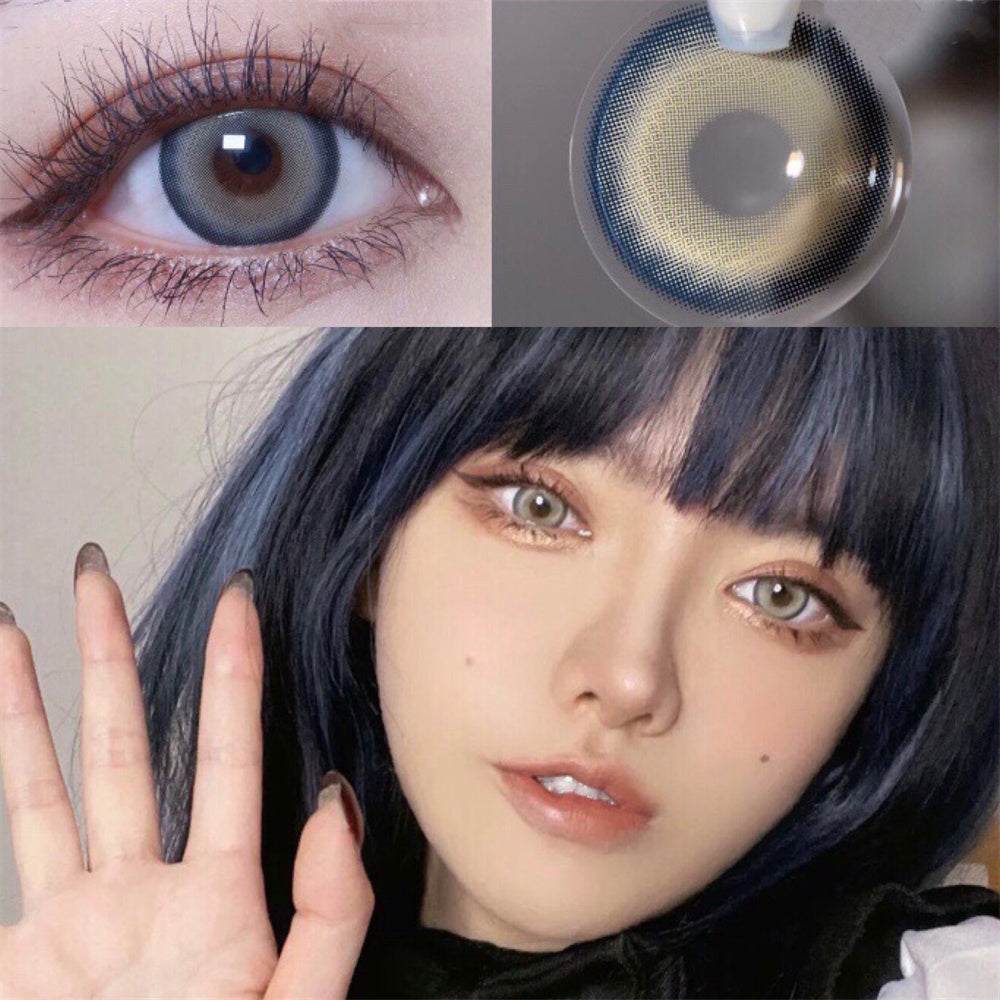 Morningcon Nanaru Colored Contact Lenses For Eyes Half Yearly 2pcs