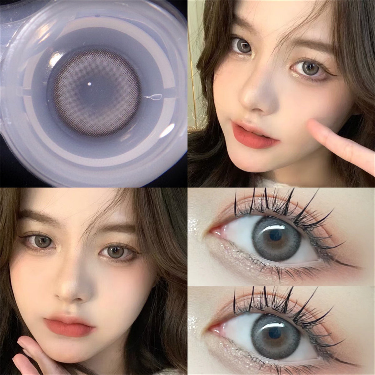 Morningcon Yogurt Putty Colored Contact Lenses For Eyes Half Yearly 2pcs