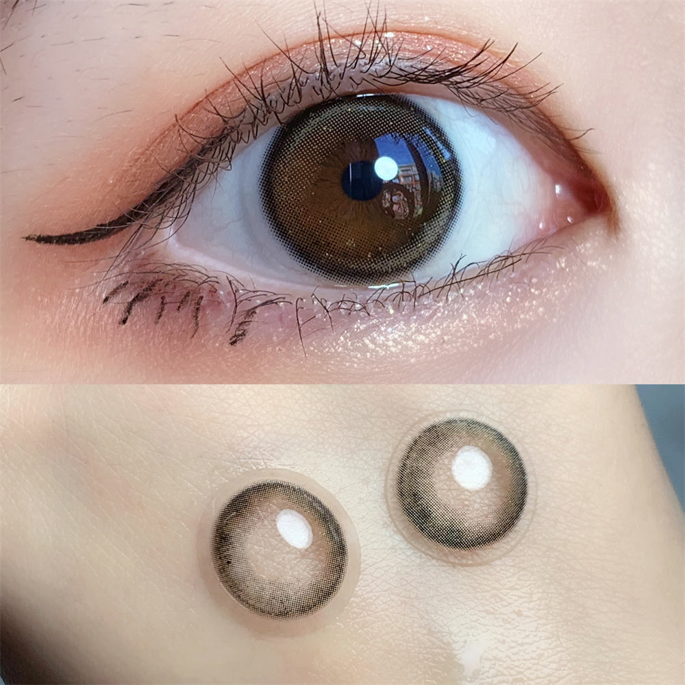 Morningcon Mirror water Colored Contact Lenses For Eyes Half Yearly 2pcs