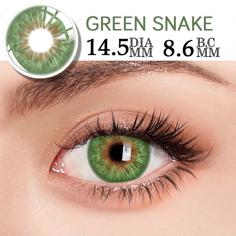 Morningcon wildness-F27 Colored Contact Lenses For Eyes Half Yearly 2pcs