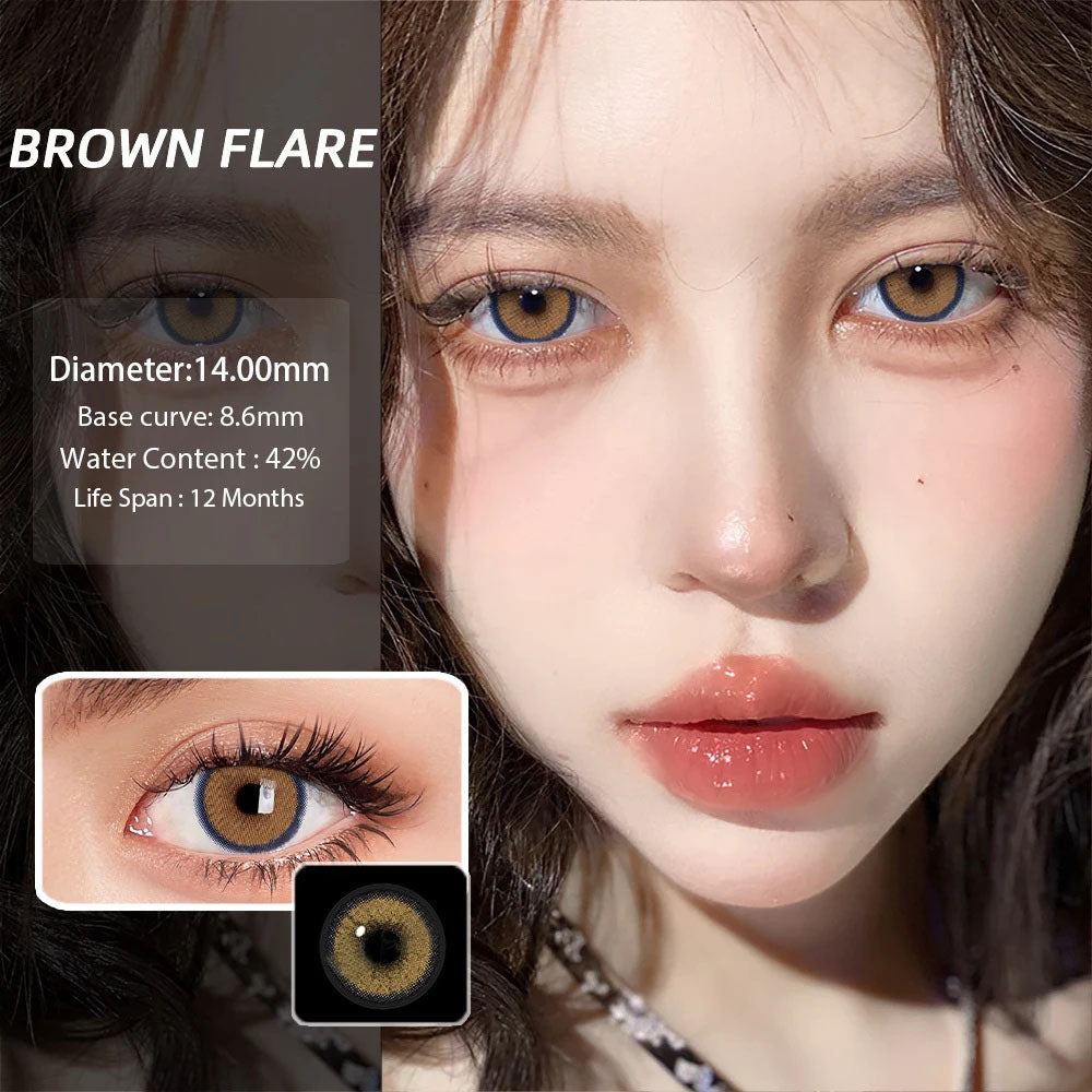 Morningcon Xiaoqing Colored Contact Lenses For Eyes Half Yearly