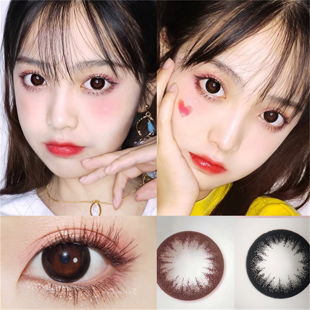 Morningcon Great Beauty Colored Contact Lenses For Eyes Half Yearly 2pcs