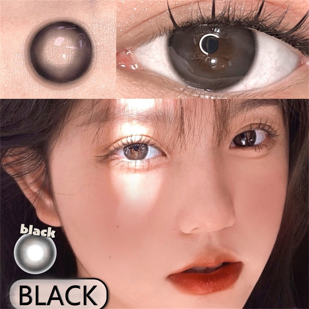Morningcon Creamy Oreos Colored Contact Lenses For Eyes Half Yearly 2pcs