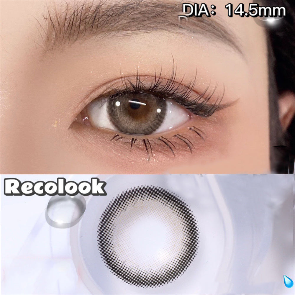 Morningcon Halos of water droplets Colored Contact Lenses For Eyes Half Yearly 2pcs