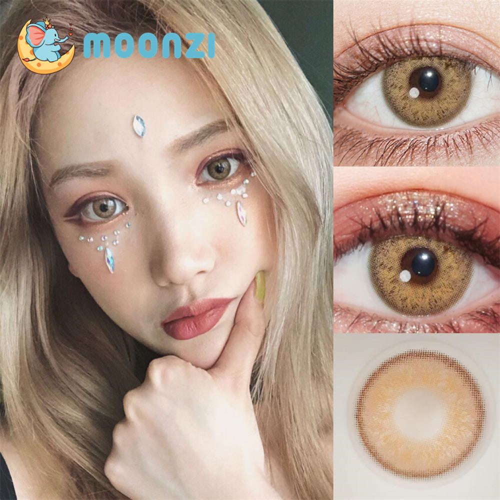Morningcon Russian girl Colored Contact Lenses For Eyes Half Yearly 2pcs