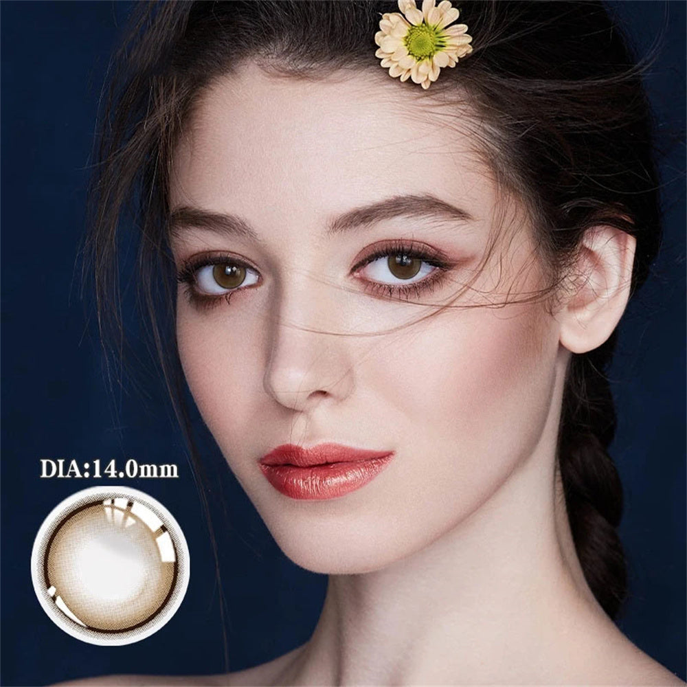 Morningcon Comic Eye Colored Contact Lenses For Eyes Half Yearly 2pcs