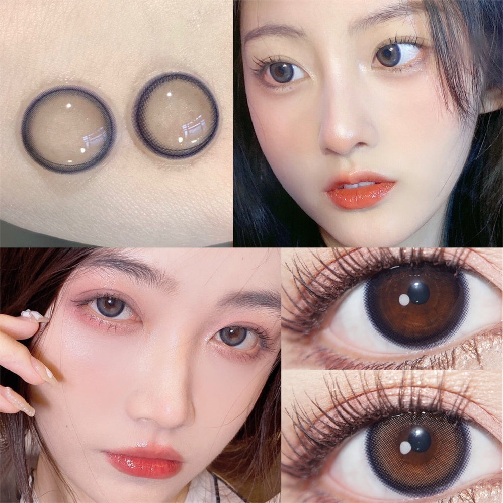Morningcon The Mist was thin Colored Contact Lenses For Eyes Half Yearly 2pcs