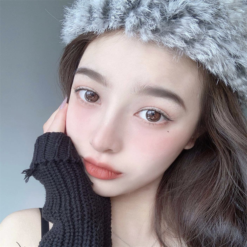 Morningcon Butterscotch Versailles Colored Contact Lenses For Eyes Half Yearly