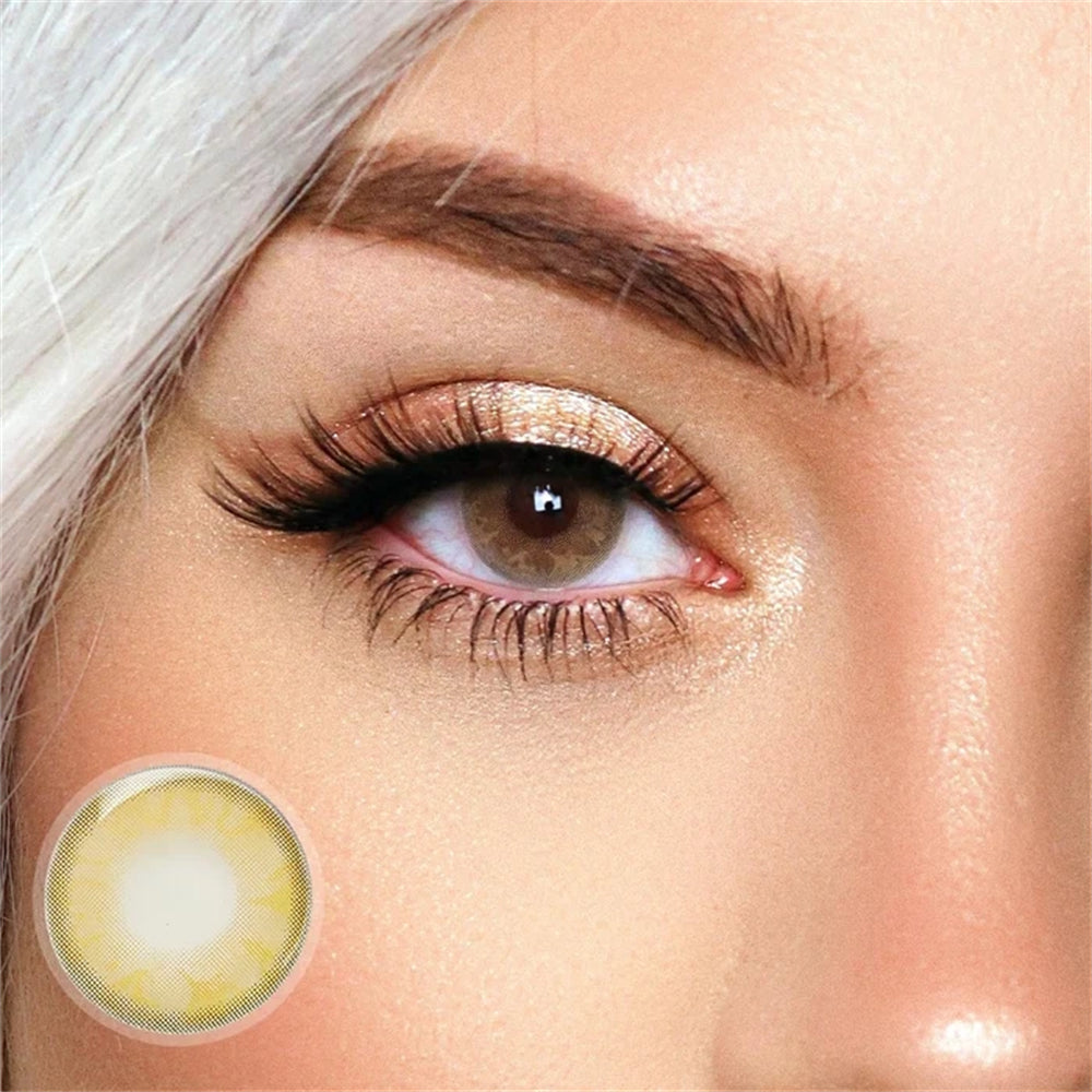 Morningcon precious stone Colored Contact Lenses For Eyes Half Yearly 2pcs