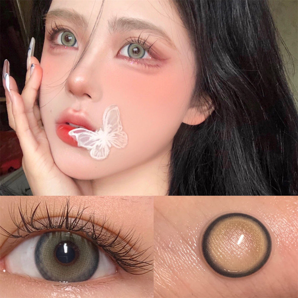 Morningcon Nanaru Colored Contact Lenses For Eyes Half Yearly 2pcs
