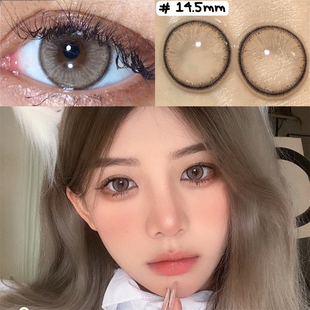 Morningcon Blue plaque Colored Contact Lenses For Eyes Half Yearly 2pcs