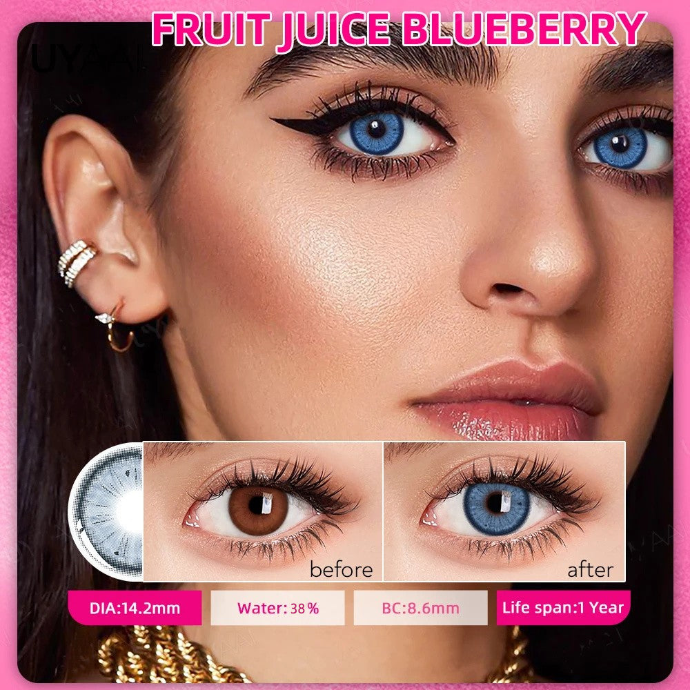 Morningcon Fruit-F29 Colored Contact Lenses For Eyes Half Yearly 2pcs