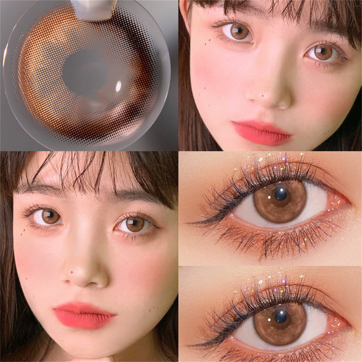 Morningcon Nanako Colored Contact Lenses For Eyes Half Yearly 2pcs