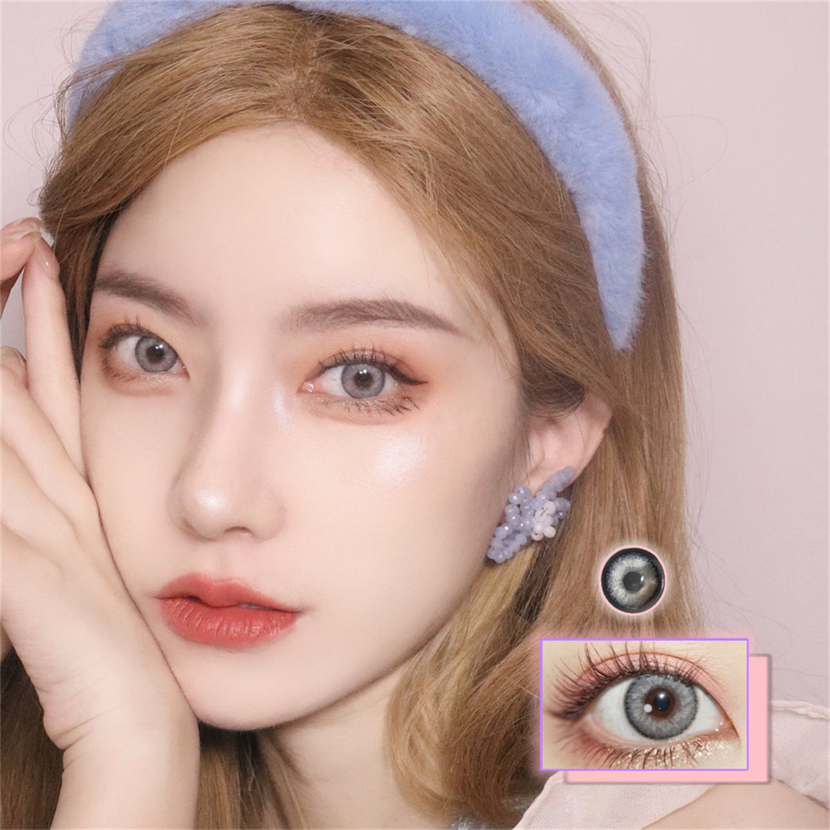 Morningcon Zhili Colored Contact Lenses For Eyes Half Yearly 2pcs