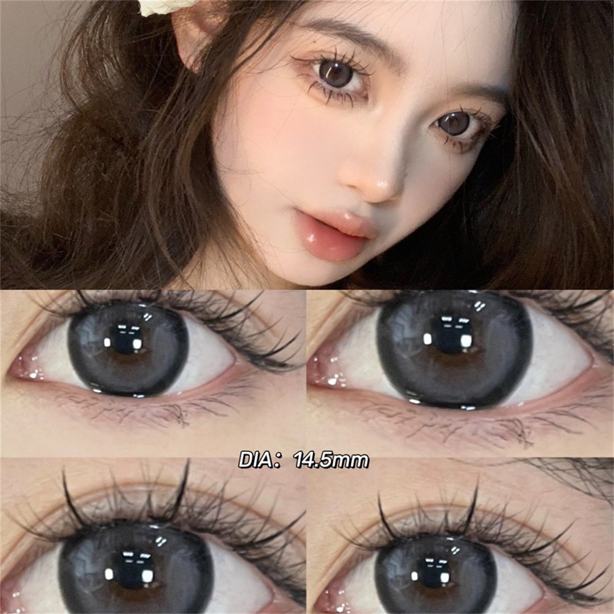 Morningcon Dance Lime Colored Contact Lenses For Eyes Half Yearly 2pcs