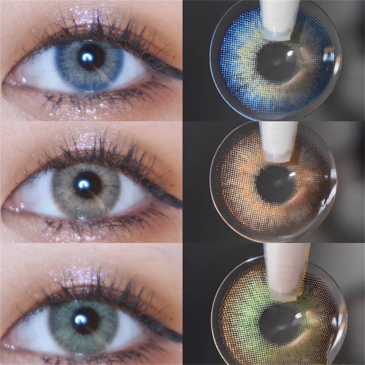 Morningcon Little Wildcat Colored Contact Lenses For Eyes Half Yearly 2pcs