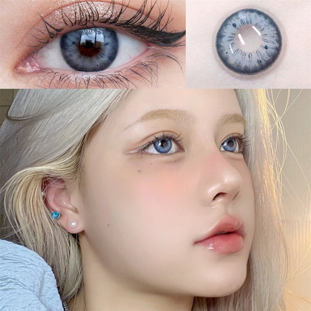 Morningcon Clara Colored Contact Lenses For Eyes Half Yearly 2pcs