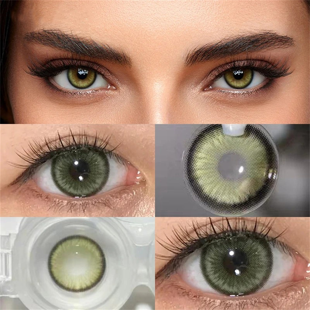 Morningcon Diamond-Fa Colored Contact Lenses For Eyes Half Yearly 2pcs