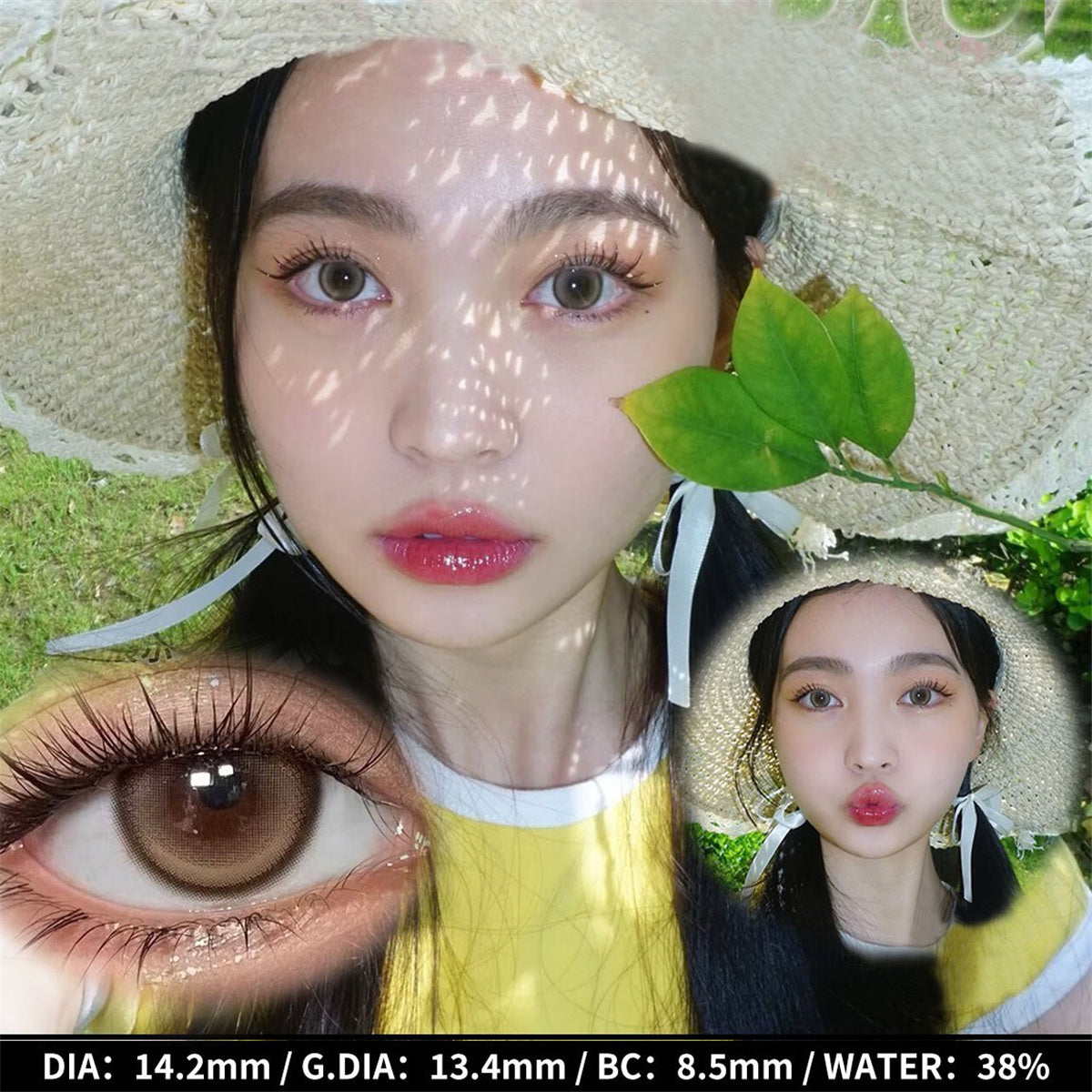 Morningcon Narimaru Colored Contact Lenses For Eyes Half Yearly 2pcs