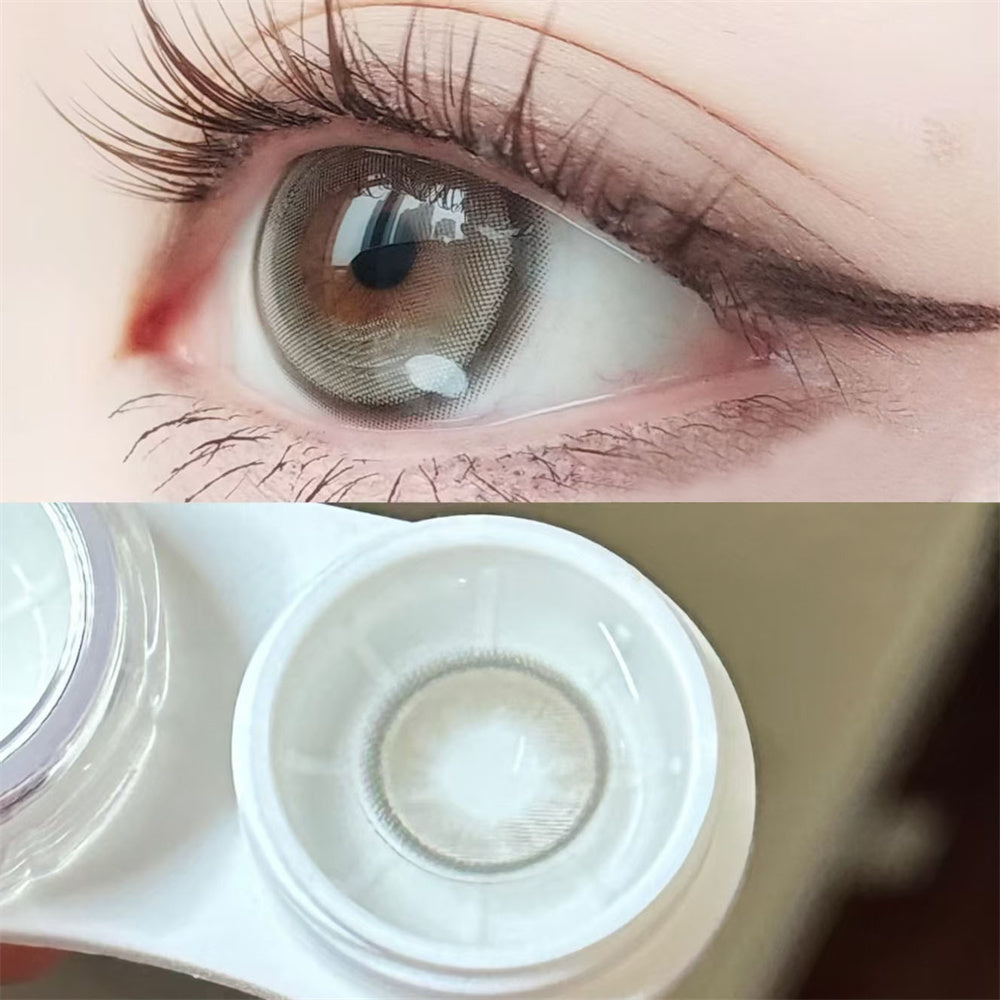 Morningcon Glacier Colored Contact Lenses For Eyes Half Yearly 2pcs