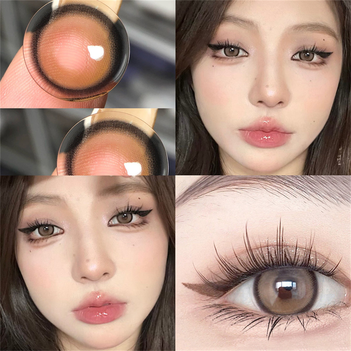 Morningcon Wind and rain Mandola Colored Contact Lenses For Eyes Half Yearly 2pcs