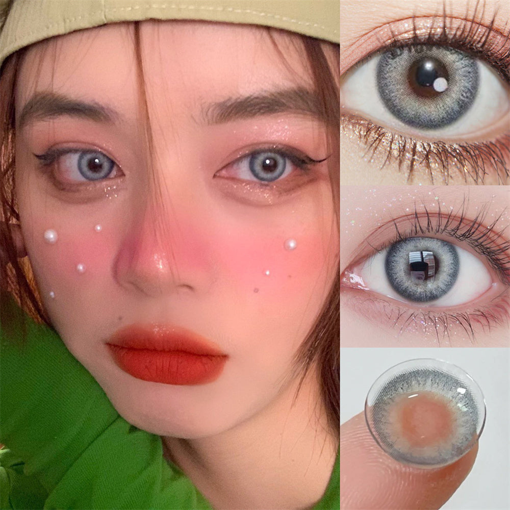 Morningcon Luring the cat Colored Contact Lenses For Eyes Half Yearly 2pcs