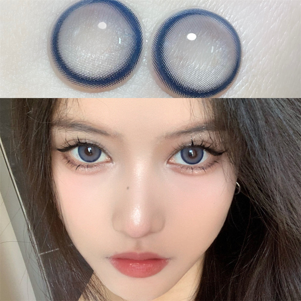 Morningcon Leah Sea Salt Colored Contact Lenses For Eyes Half Yearly 2pcs