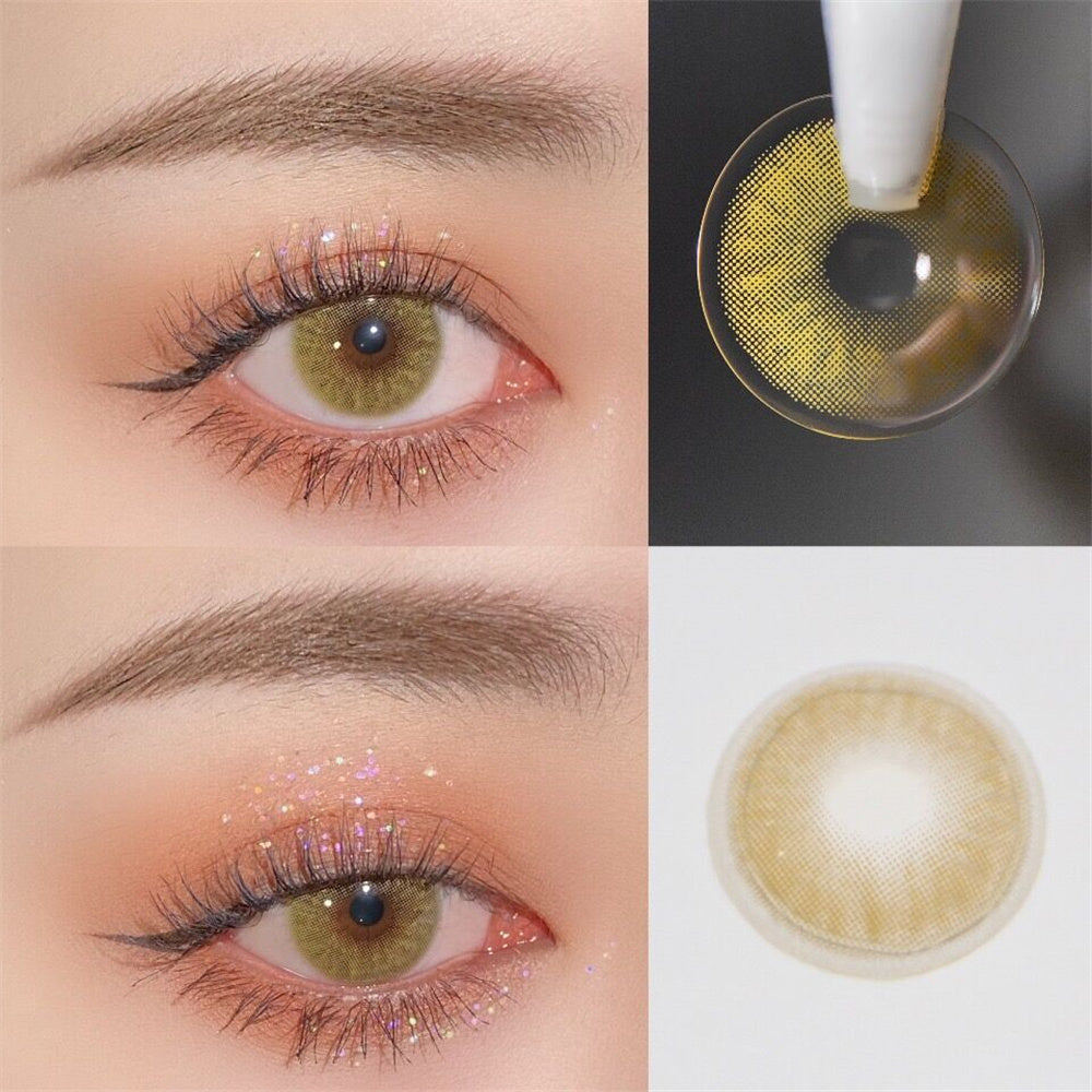 Morningcon Mickey Colored Contact Lenses For Eyes Half Yearly 2pcs