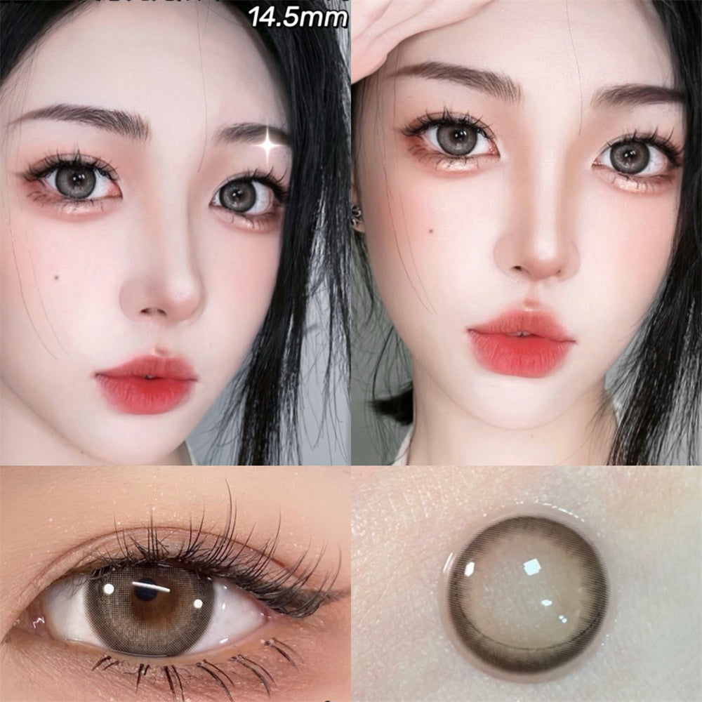 Morningcon Halos of water droplets Colored Contact Lenses For Eyes Half Yearly 2pcs