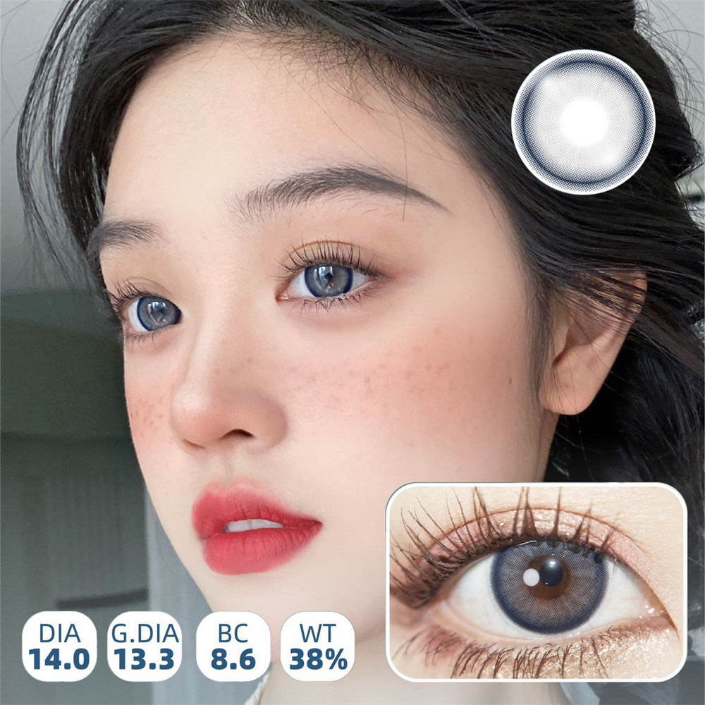 Morningcon Pears Colored Contact Lenses For Eyes Half Yearly 2pcs