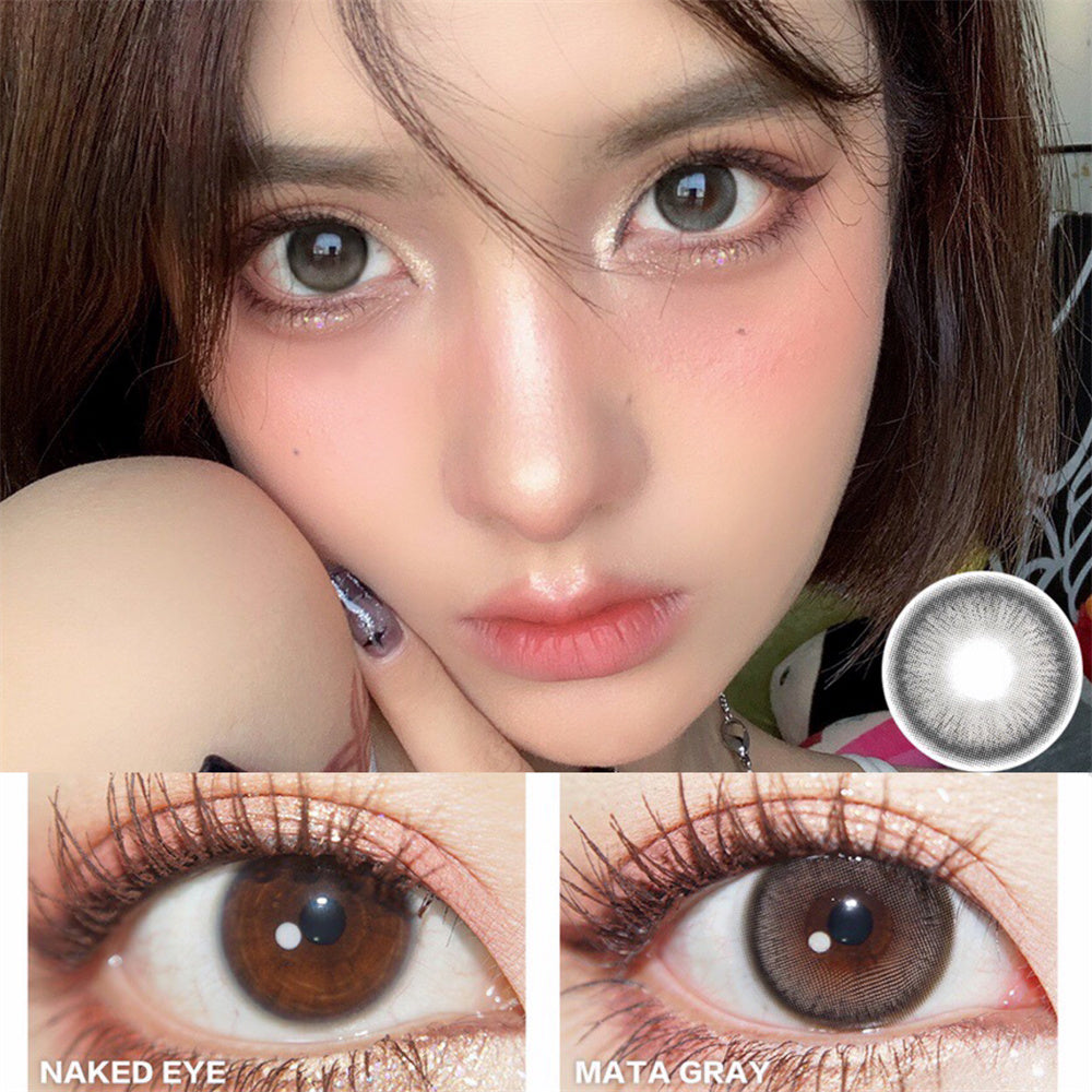 Morningcon Sesame Balls Colored Contact Lenses For Eyes Half Yearly 2pcs