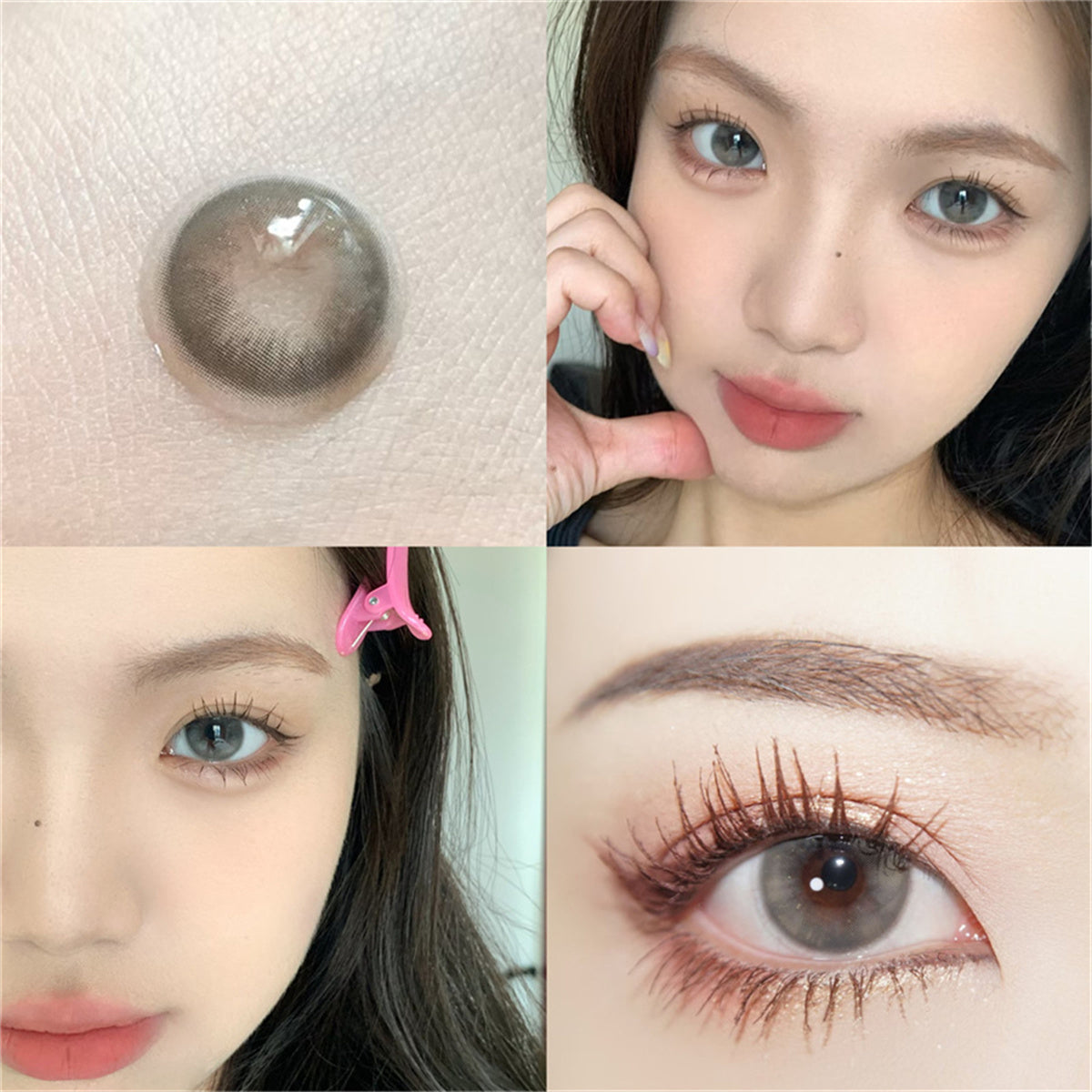Morningcon Moonlit tea Colored Contact Lenses For Eyes Half Yearly 2pcs