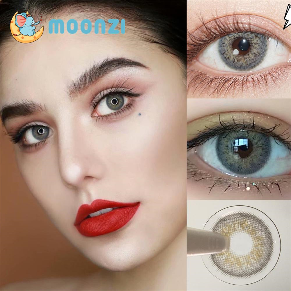 Morningcon Russian girl Colored Contact Lenses For Eyes Half Yearly 2pcs