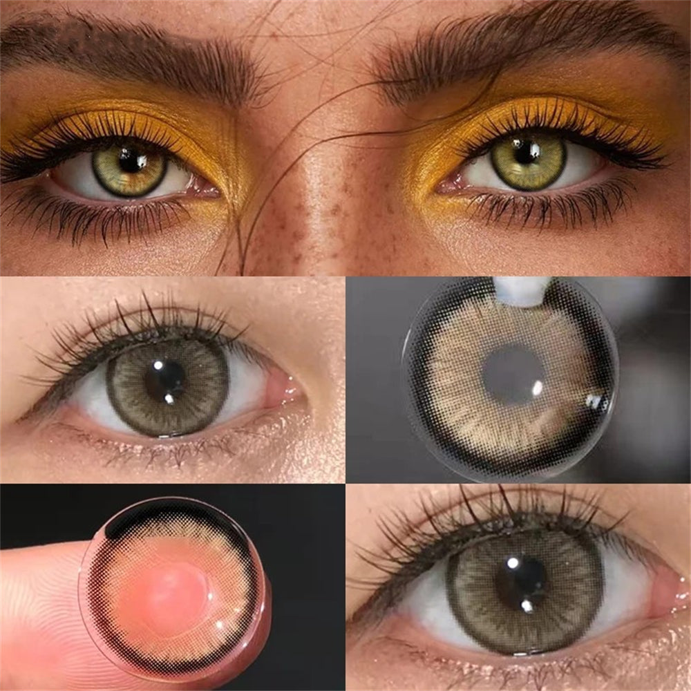 Morningcon Diamond-Fa Colored Contact Lenses For Eyes Half Yearly 2pcs